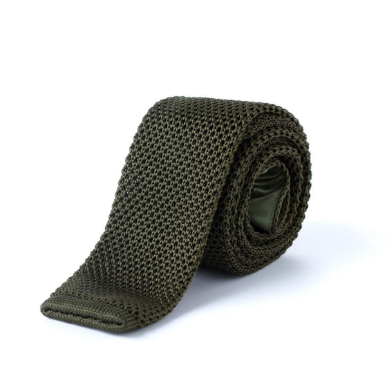 Green Knit Tie Formal Style Standard | Style Standard