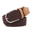 Webbed Belt (Solid Colors) Belts Style Standard Saddle Brown 105cm | Style Standard