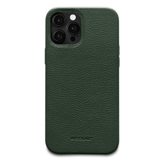 Leather iPhone 12 Pro Max Case Mobile Phone Cases Woolnut Green | Style Standard