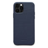 Leather iPhone 12 & 12 Pro Case Mobile Phone Cases Woolnut Navy | Style Standard