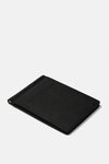 Wide Leather Money Clip Wallet Lifestyle Curated Basics Black | Style Standard