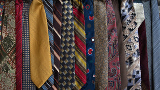  Row of ties hanging | Style Standard