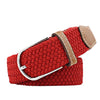 Webbed Belt (Solid Colors) Belts Style Standard Crimson 120cm | Style Standard