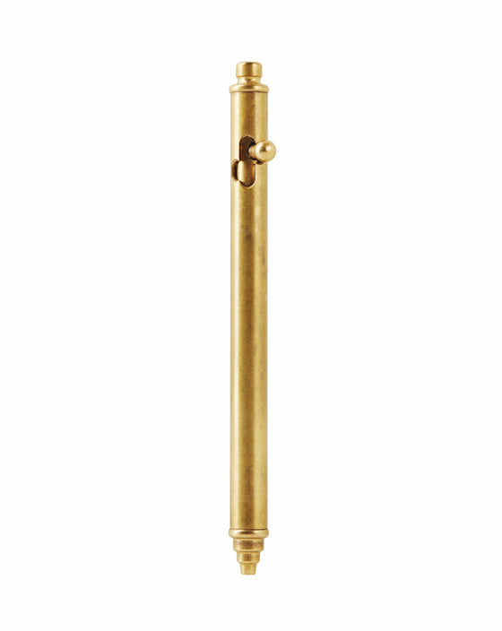 Retractable Brass Pen Lifestyle Curated Basics | Style Standard