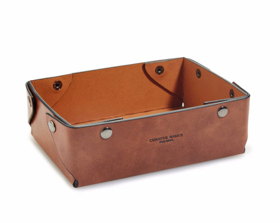 Catch-all Leather Tray Lifestyle Curated Basics | Style Standard