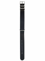 Black Leather Nato Watch Strap Formal Curated Basics | Style Standard