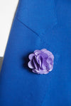 Purple Flower Lapel Pin Formal Style Standard | Style Standard