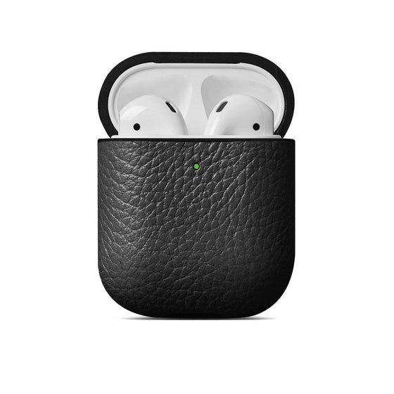 Leather AirPods Case Tech Accessory Woolnut Black | Style Standard