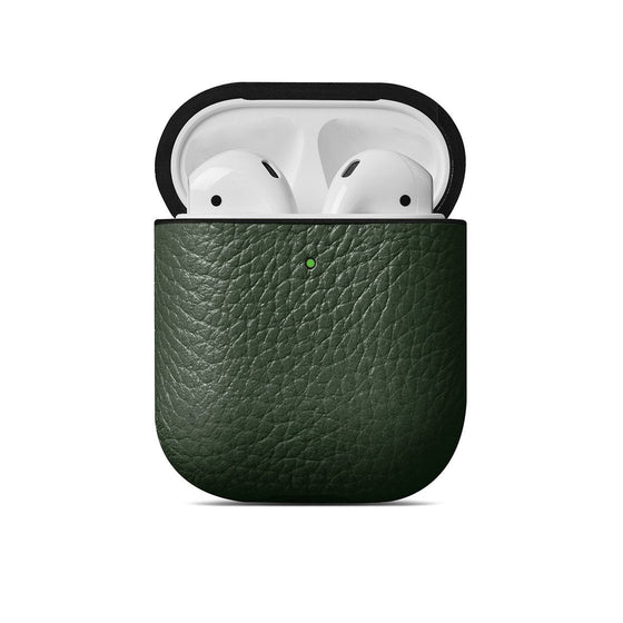 Leather AirPods Case Tech Accessory Woolnut Green | Style Standard
