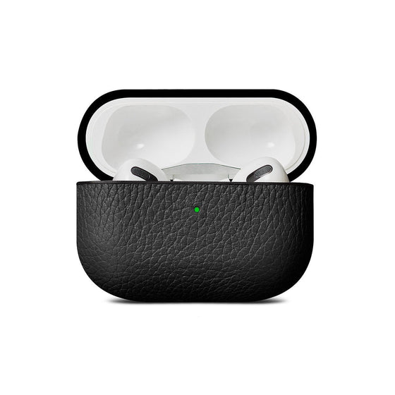 Leather Airpods Pro Case Tech Accessory Woolnut Black | Style Standard