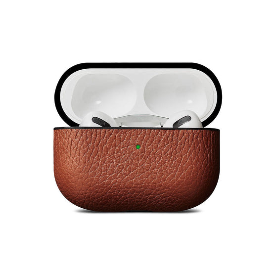 Leather Airpods Pro Case Tech Accessory Woolnut Cognac | Style Standard