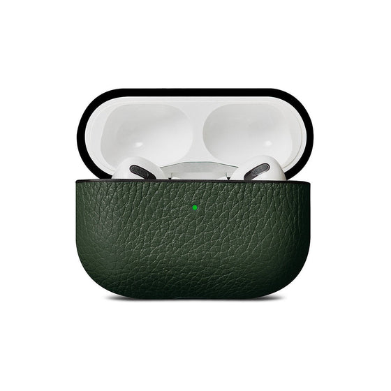 Leather Airpods Pro Case Tech Accessory Woolnut Green | Style Standard