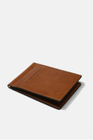 Wide Leather Money Clip Wallet Lifestyle Curated Basics Brown | Style Standard