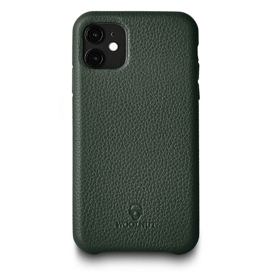Leather iPhone 11 Case Tech Accessory Woolnut Green | Style Standard